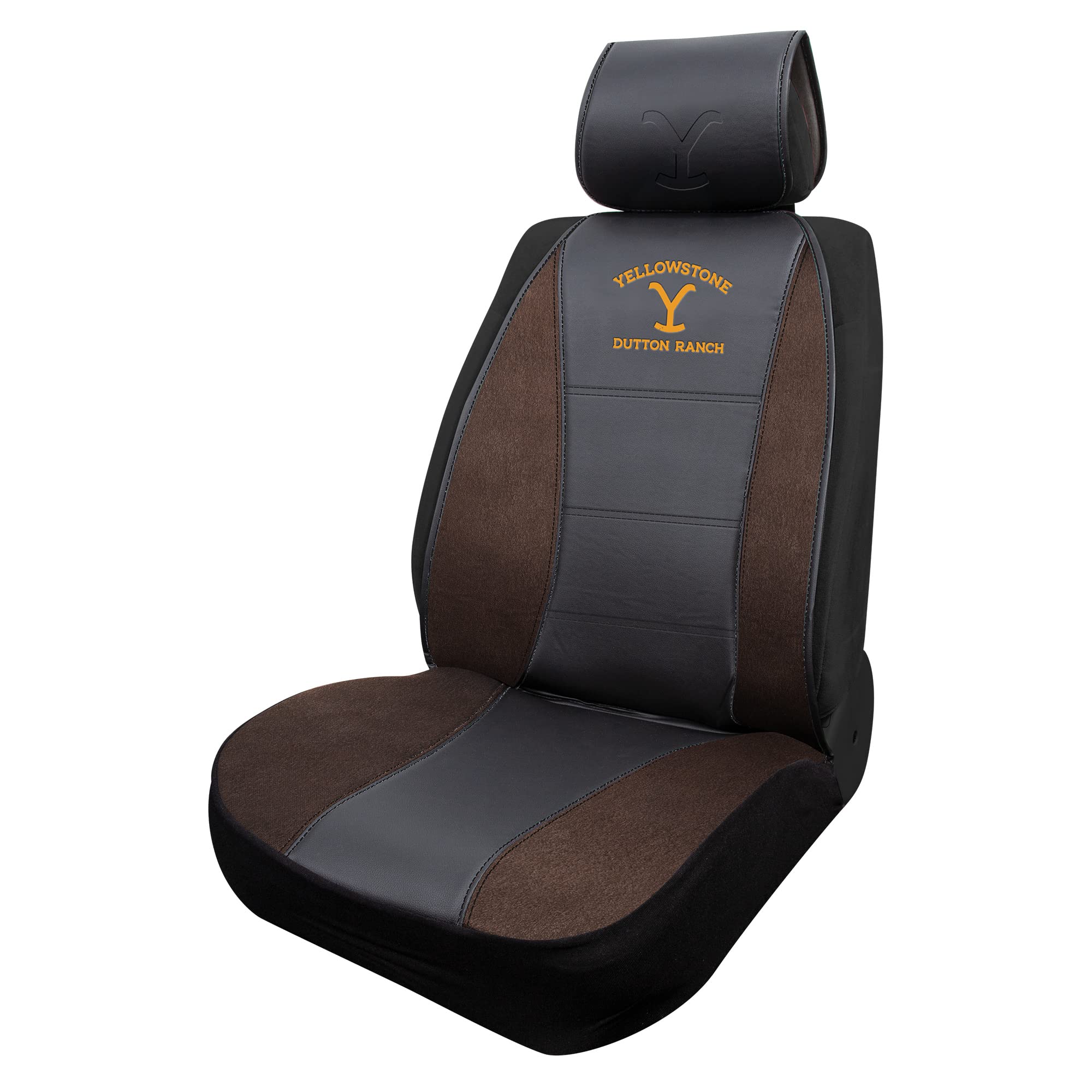 2つVOLCOM Pistol Stone Driver Seat Cover Driver Side Bottom Perf Leather Seat Cover Stone Gray For